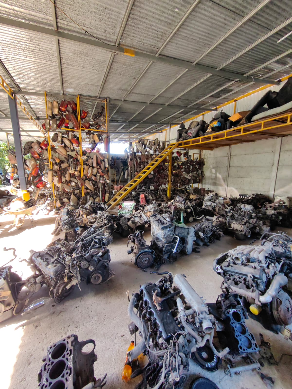 Filas de motores disponibles